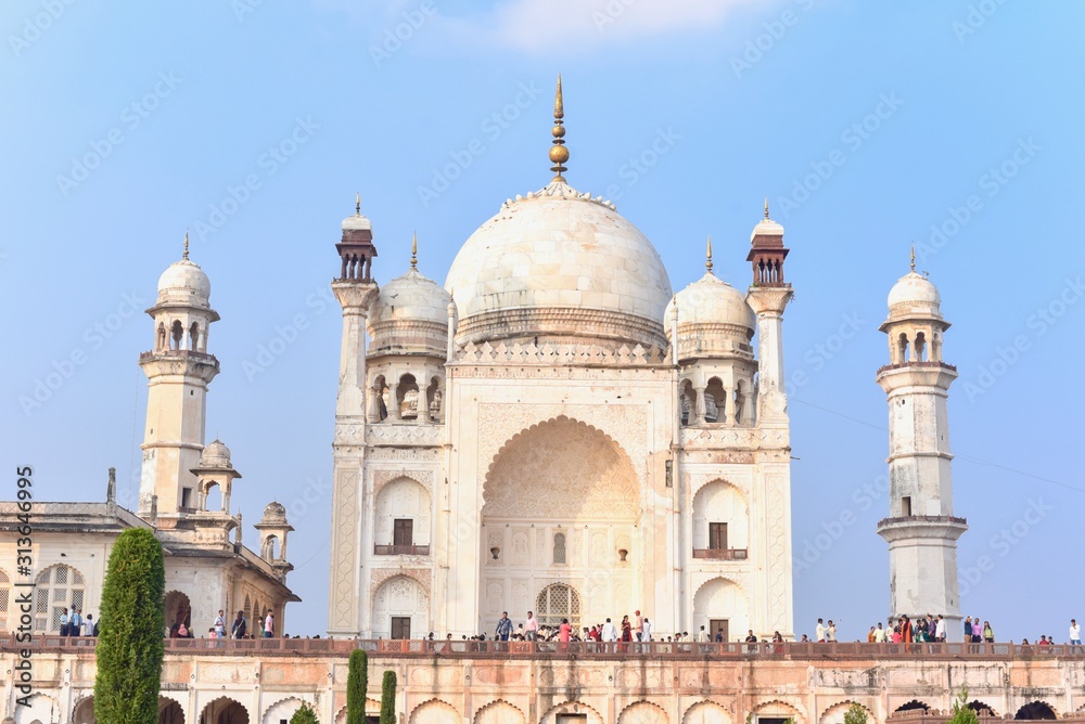 Bibi Ka Maqbara or Mini Taj Mahal in Aurangabad, India