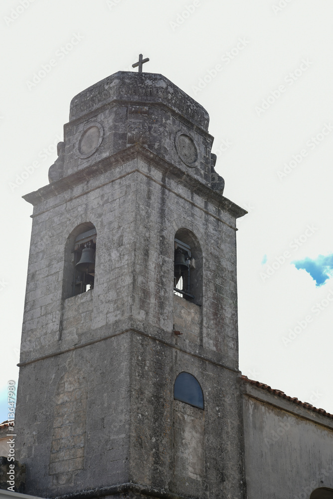 Bell Tower of Church in Monte San'Angelo