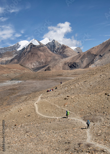 Hidden Valley, Sechi Lek, Dhaulagiri Circuit Trek, Himalaya, Nepal photo