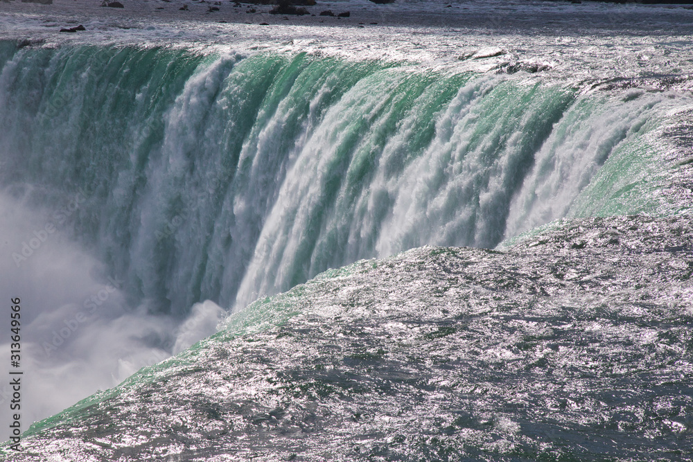 Massive Niagara Falls in Ontario, Canada Massive Niagara Falls in Ontario, Canada