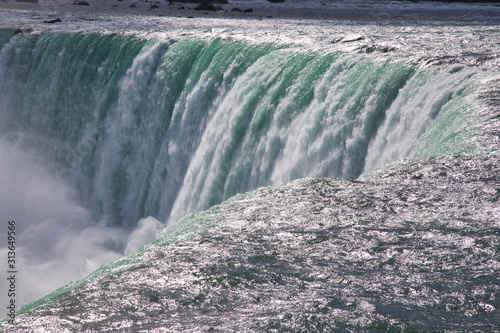 Massive Niagara Falls in Ontario  Canada