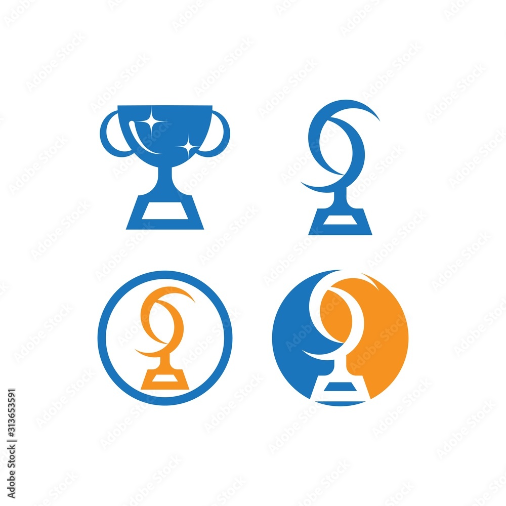 Trophy cup vector icon Trophy cup vector icon