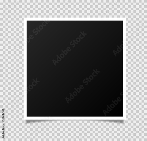 Vector Photo frame mockup design