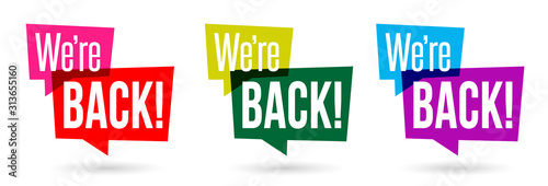 We’re back