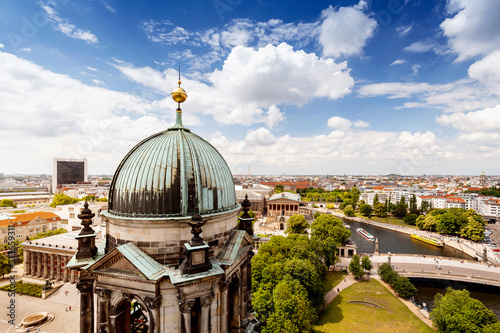 Photography Museumsinsel Berlin an der Spree, Blick vom Berliner Dom auf die Innenstadt