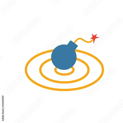 Scope Of Risk icon. Simple element from risk management icons collection. Creative Scope Of Risk icon ui, ux, apps, software and infographics