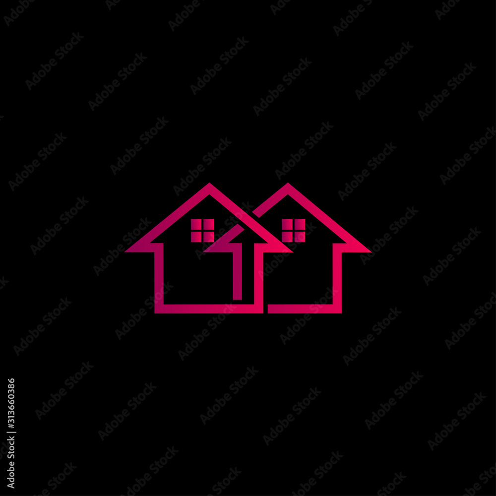 House connect,Home, link, Home link logo vector design House connect,Home, link, Home link logo vector design
