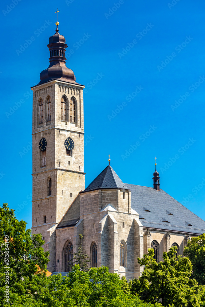 Kutna Hora. St Barbara Cathedral, Unesco site, Czech Republic