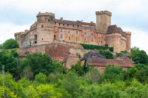 Chateau de Castelnau-Bretenoux in France