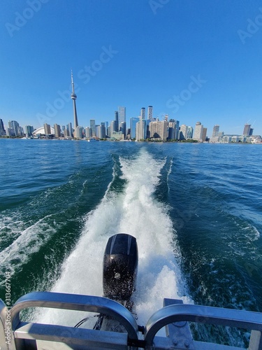 Photography lake ontario toronto skyline blue sky