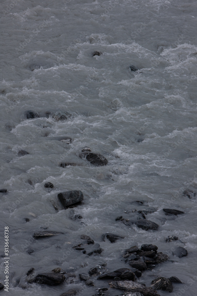 Franz Jozef Glacier New Zealand. River. Franz Jozef Glacier New Zealand. River.
