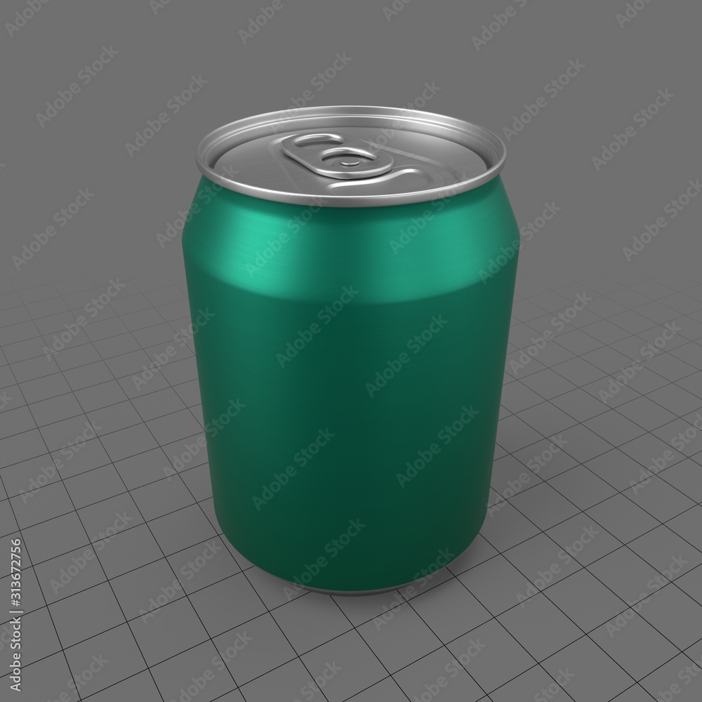 Closed beverage can Stock 3D asset | Adobe Stock