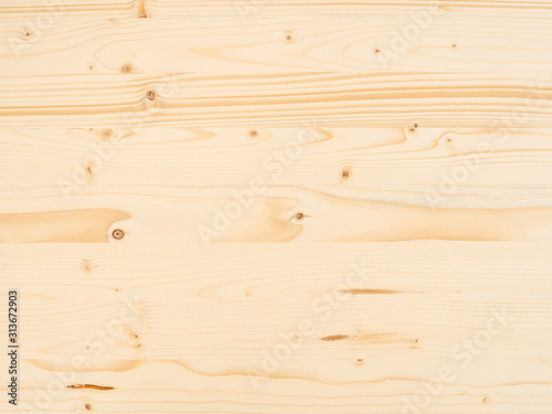 Wooden board for bricolage and carpentry. Rough pine panel for building furniture photo