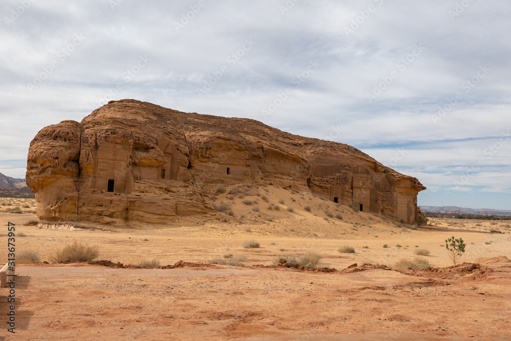 Mada'in Saleh (Al-Ḥijr & Hegra) archaeological site near Al Ula, Saudi Arabia Mada'in Saleh (Al-Ḥijr & Hegra) archaeological site near Al Ula, Saudi Arabia
