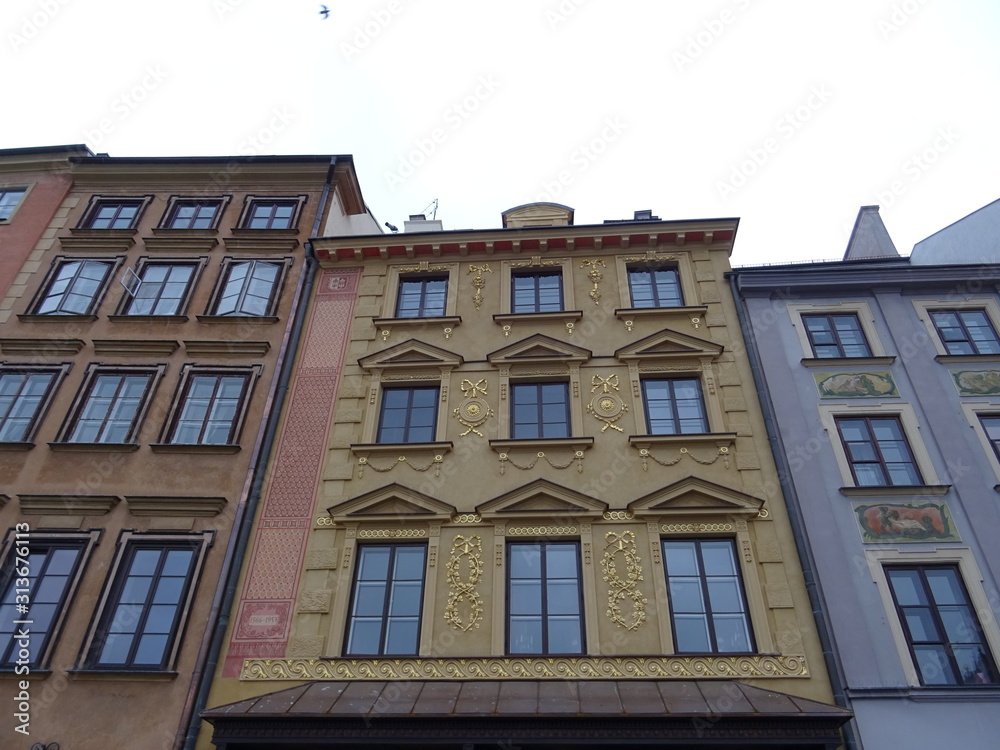Fototapeta premium Warsaw in December 2019