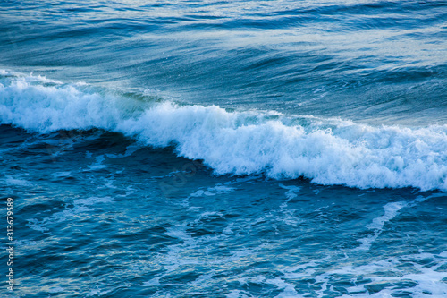 Ocean waves at Sunrise