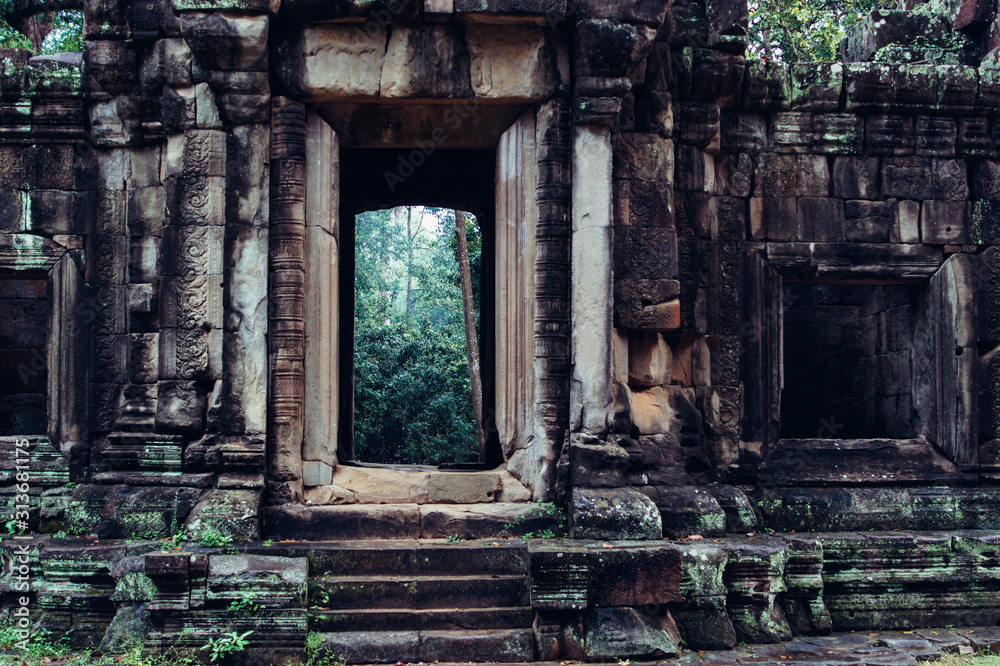 mystic gate in cambodia front view