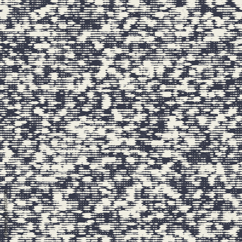 Noisy intricate brushed mottled worn distressed tracery motif. Aged damaged seamless repeat vector pattern swatch.