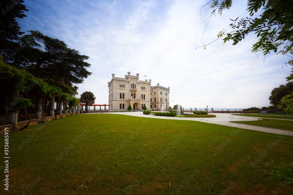 Castle on the shore near Trieste