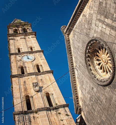 Ancient temple bell tower o...