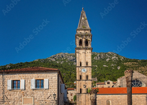Ancient temple bell tower o...