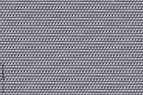 Abstract monochrome background of triangles and hexagon. Polygonal backdrop. 