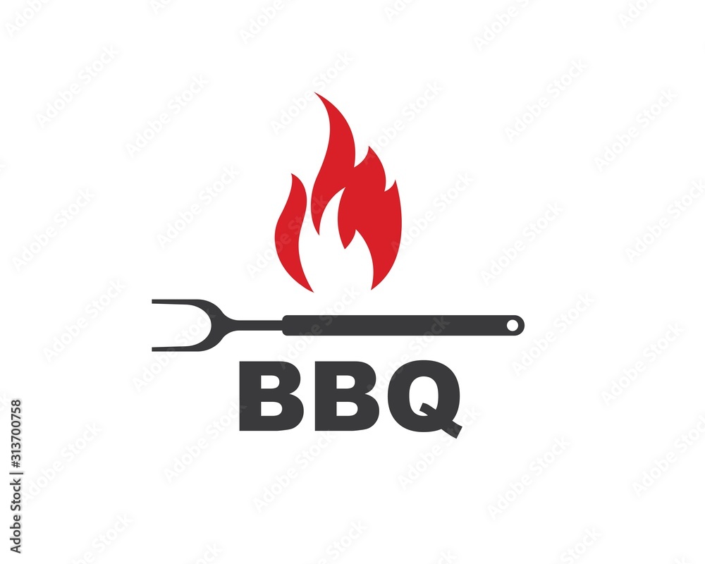 BBQ vector icon illustration design BBQ vector icon illustration design