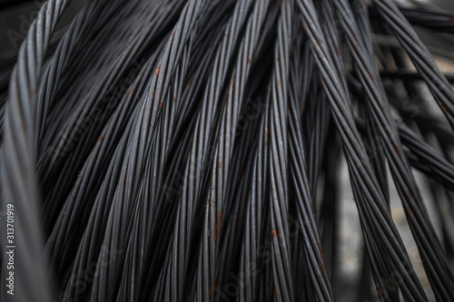 steel cable background