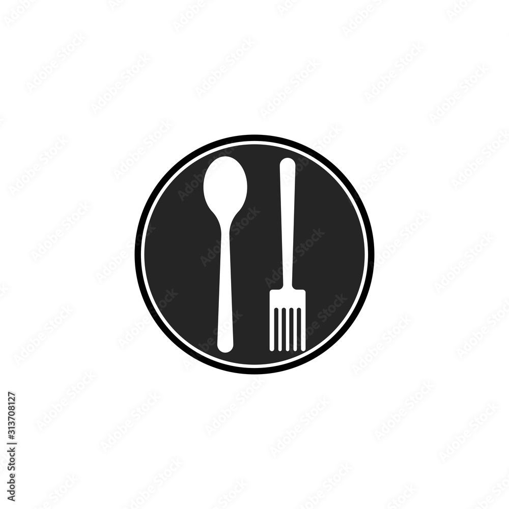 Restaurant logo vector ilustration design Restaurant logo vector ilustration design