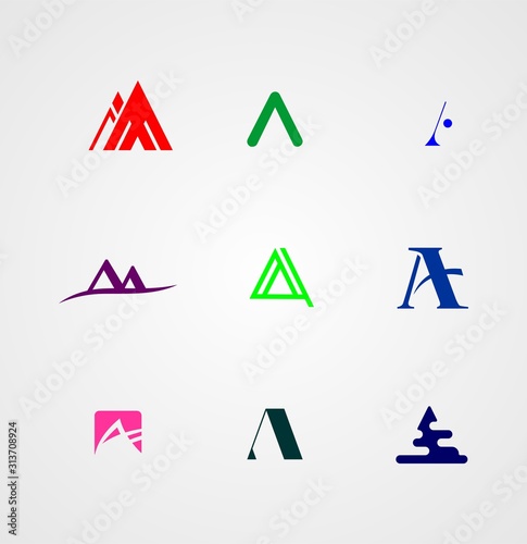 Letter A Logo Collection