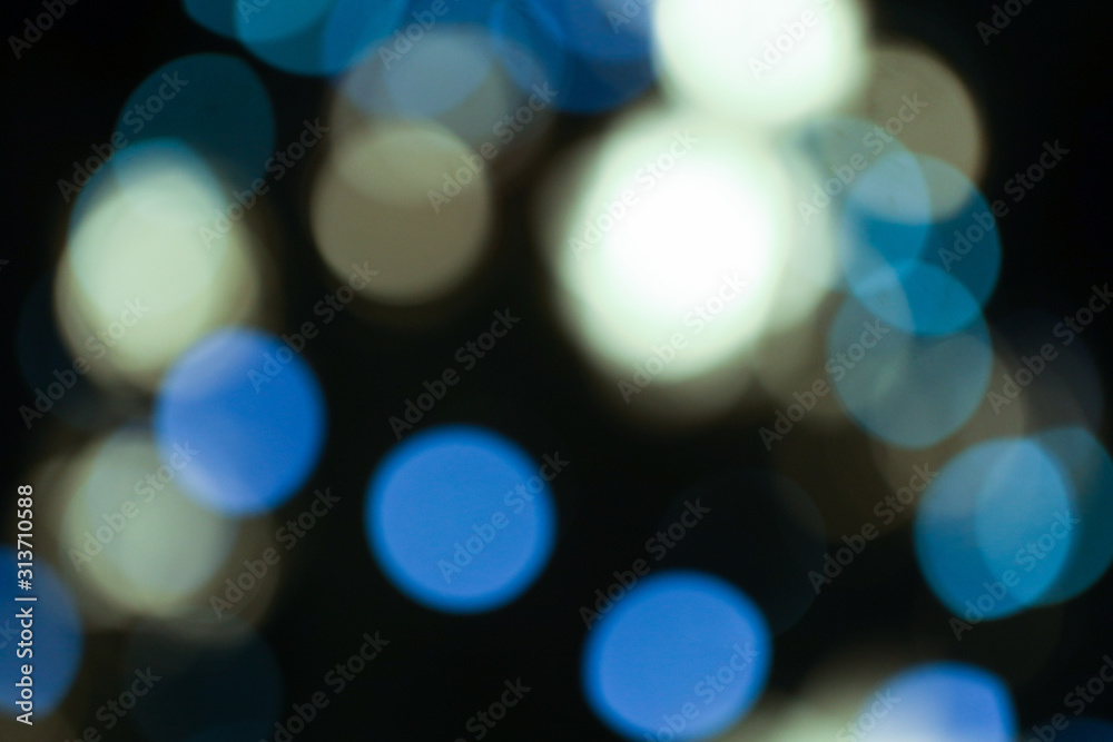Color bokeh of warm light bulbs without focus, defocus Color bokeh of warm light bulbs without focus, defocus