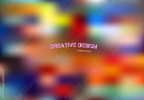 Futuristic Gradient. Minimal Pattern. Abstract Poster. Colorful Background. Minimal blurred background. Dynamic color composition. Eps10 vector.