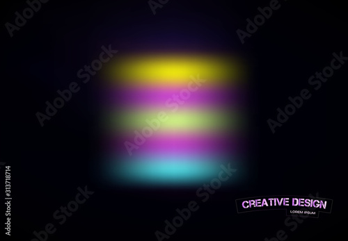 Futuristic Gradient. Minimal Pattern. Abstract Poster. Colorful Background. Minimal blurred background. Dynamic color composition. Eps10 vector.