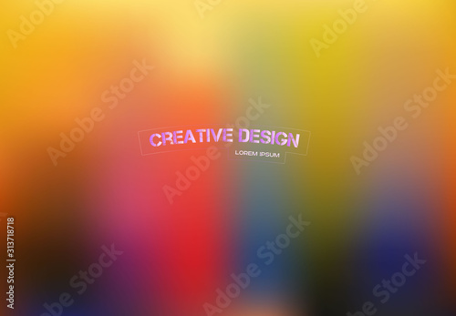 Futuristic Gradient. Minimal Pattern. Abstract Poster. Colorful Background. Minimal blurred background. Dynamic color composition. Eps10 vector.