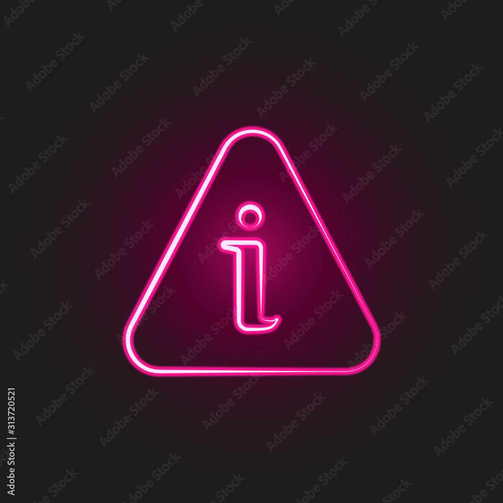 info, about, help hand drawn neon style icon. Simple thin line, outline vector of business icons for ui and ux, website or mobile application info, about, help hand drawn neon style icon. Simple thin line, outline vector of business icons for ui and ux, website or mobile application