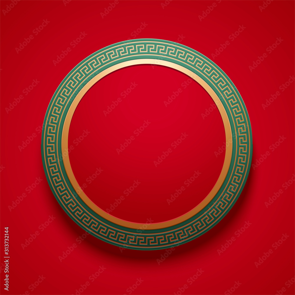 Chinese traditional round frame Chinese traditional round frame