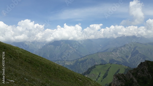 Clouds and Mountains in Kashmir