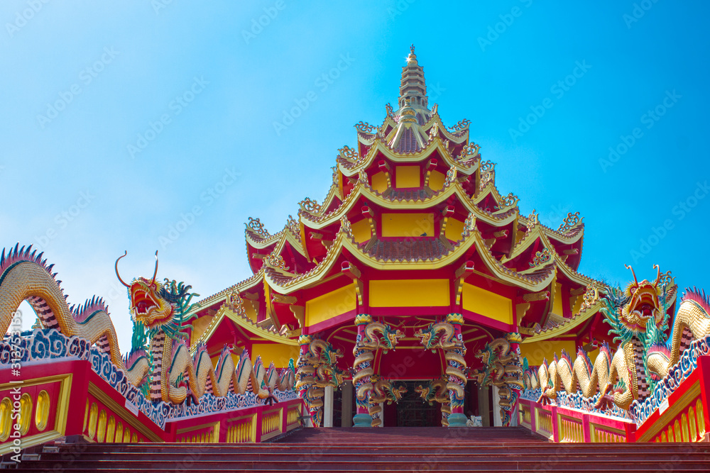 China buddhist temple in thailand