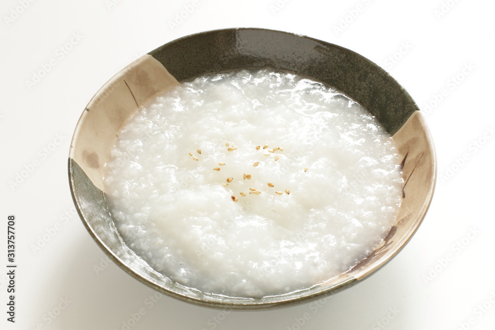 Chinese food, homemade rice porridge
