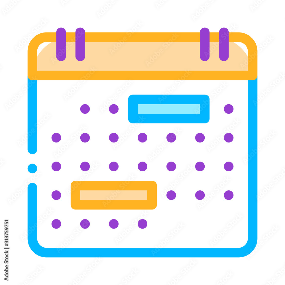 Calendar Month Page Vector Sign Thin Line Icon. Calendar With Data Day And Year, Hotel Performance Of Service Equipment Linear Pictogram. Business Hostel Items Contour Illustration Calendar Month Page Vector Sign Thin Line Icon. Calendar With Data Day And Year, Hotel Performance Of Service Equipment Linear Pictogram. Business Hostel Items Contour Illustration