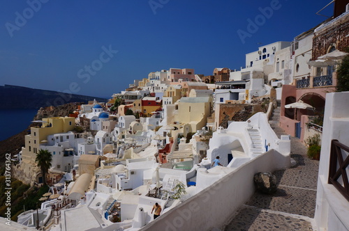 santorini island in greece