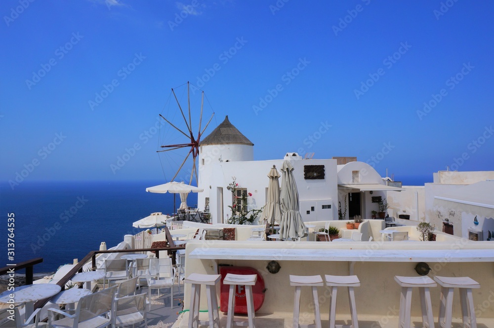 Fototapeta premium wyspa santorini w grecji