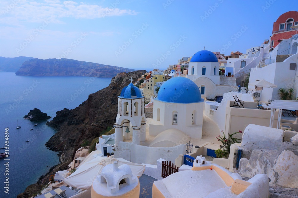 Fototapeta premium wyspa santorini w grecji