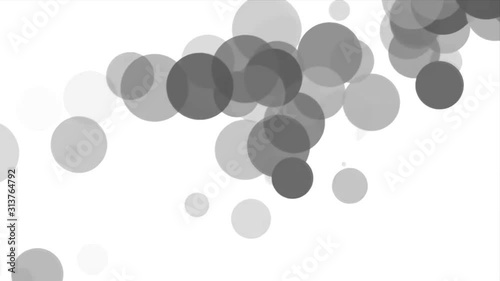 Abstract white background with circles