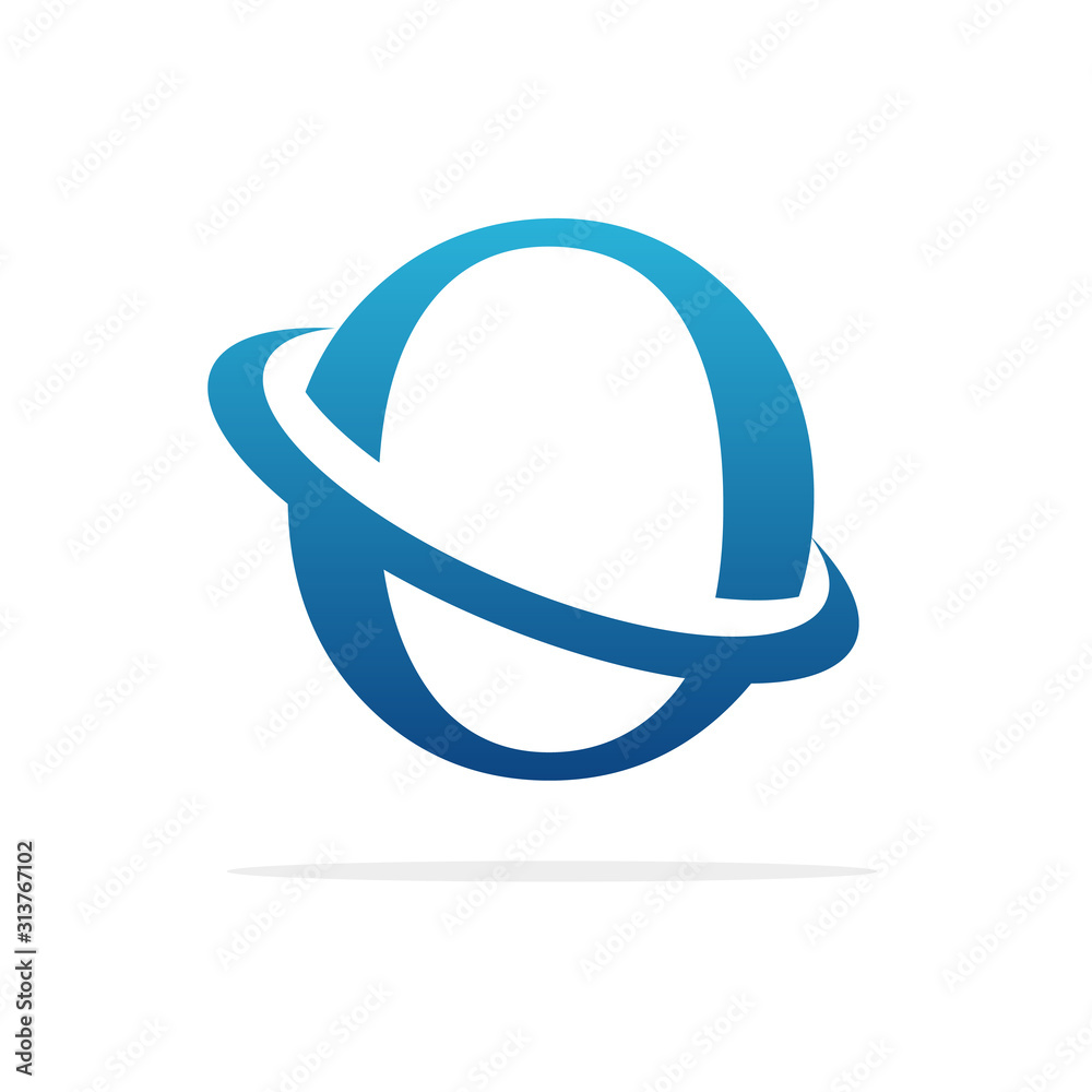 O logo art icon design 