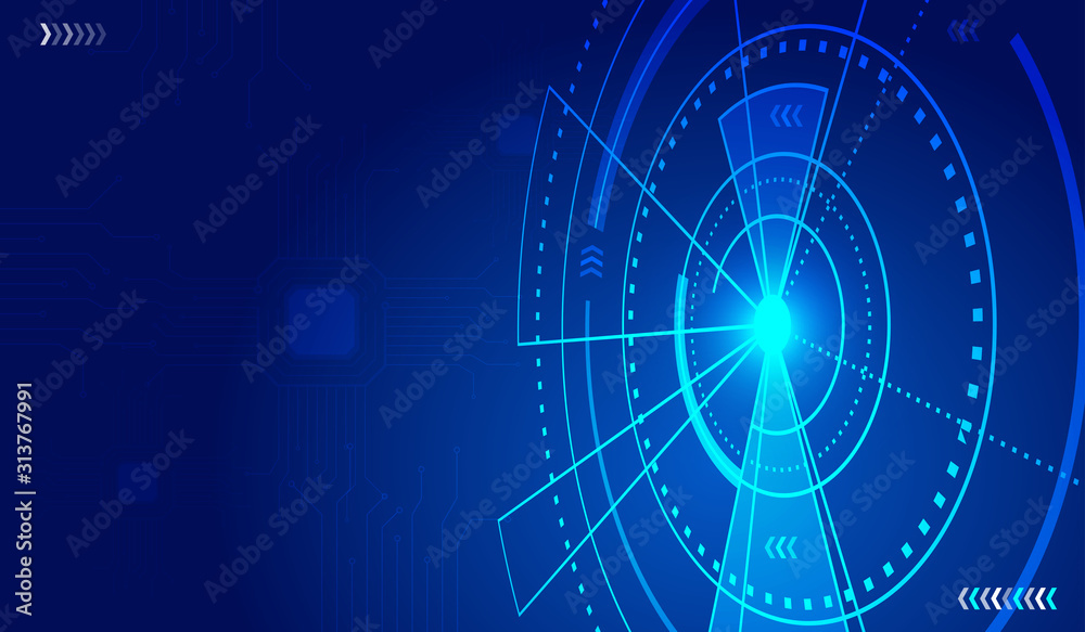 Abstract futuristic circuit board, Illustration high computer digital technology concept, Vector background. Abstract futuristic circuit board, Illustration high computer digital technology concept, Vector background.