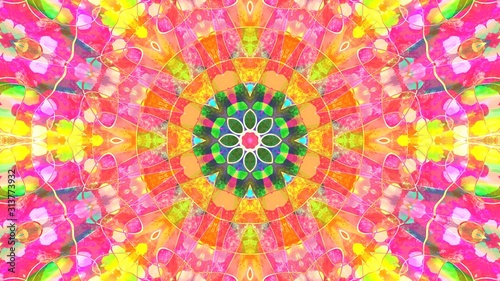 Wallpaper Mural Kaleidoscope Mandala Art Design Abstract Background Torontodigital.ca
