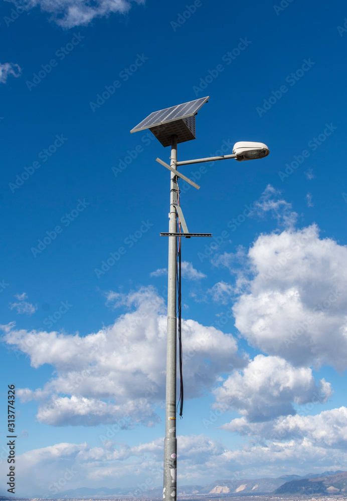 Sun power street light