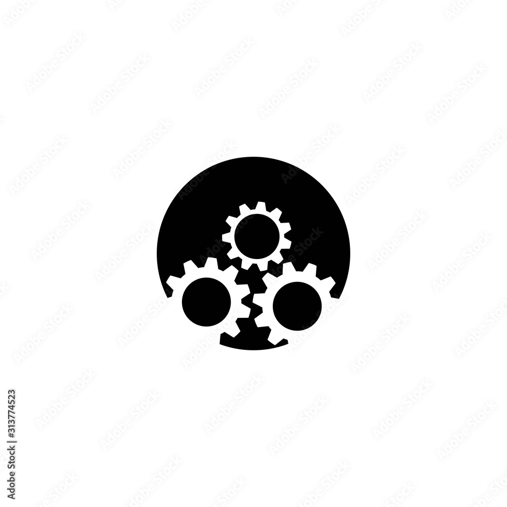 gear icon logo vector icon