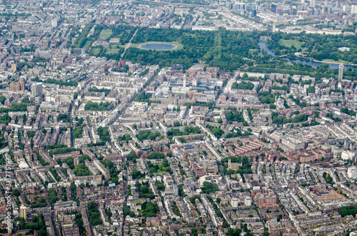 South Kensington and Hyde Park, Aerial View